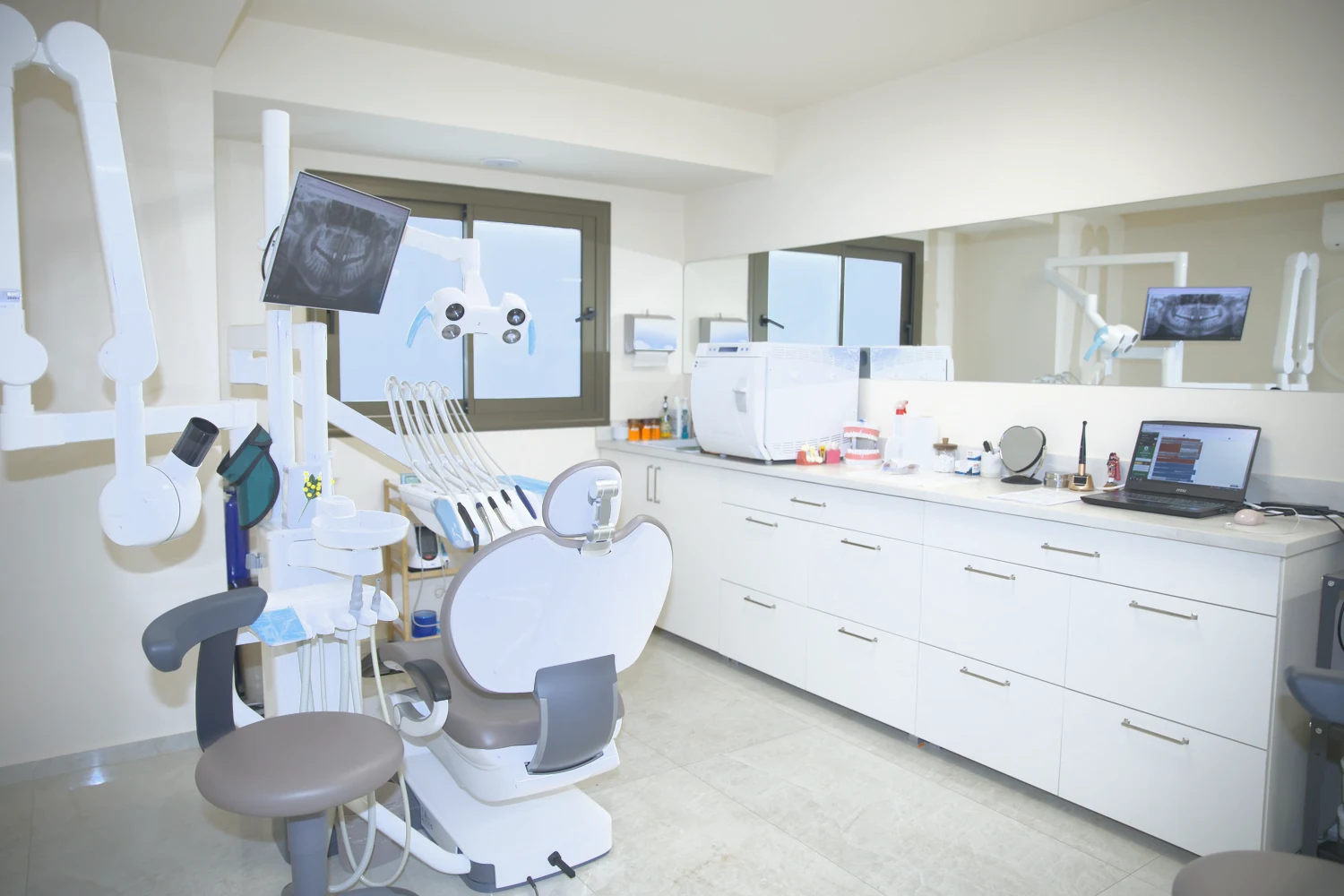 Treatment room at the Bodrum dental practice